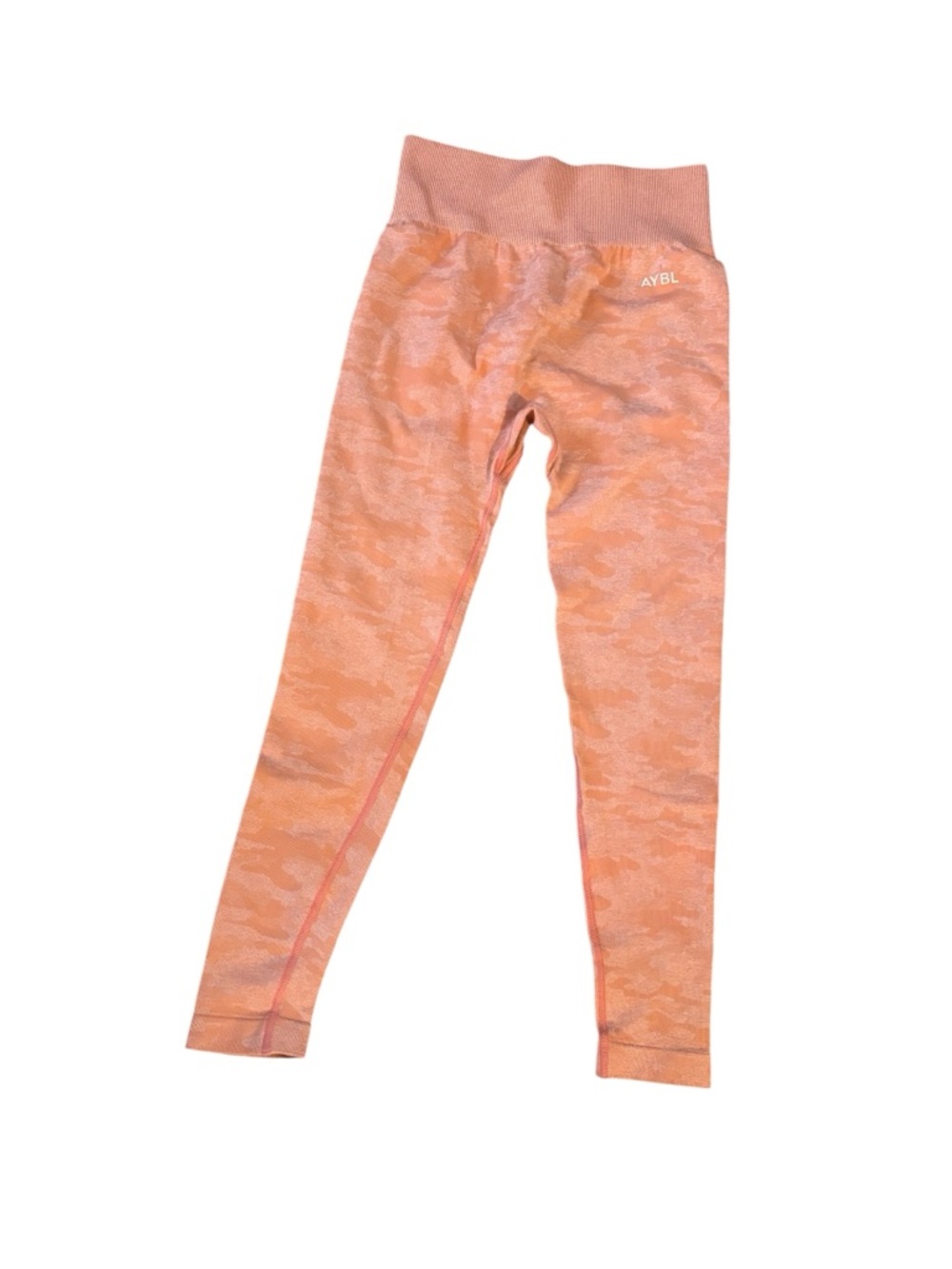 AYBL Evolve Camo Seamless Leggings Peach High Rise - M